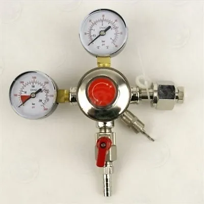 REGULATOR Co2 DUAL GAUGE HEAVY DUDE FOR DRAFT BEER KEG OR BULK SODA CARBONATION • $49.95