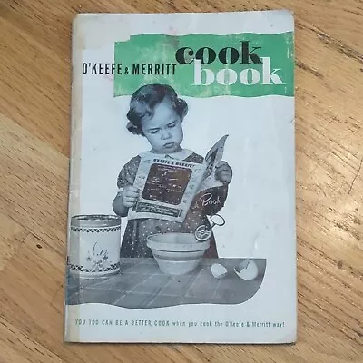 Vintage 1950 O’Keefe & Merritt Gas Range Cook Book Paperback Advertising Stoves • $13.11