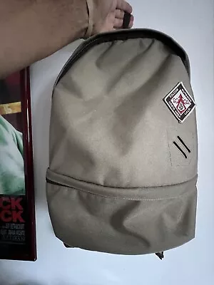 VOLCOM “CROWLEY” Polyester Khaki Brown Backpack Skate Bag • $19.99