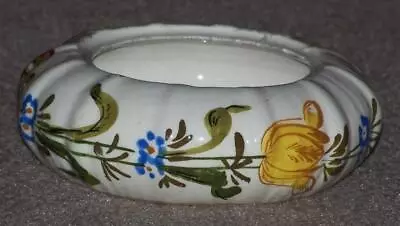 Vintage Painted Ceramic Planter Flowers 6  • $4.99