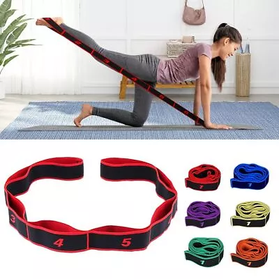 1PC Loop Tension Band Yoga Pull Strap Stretch Belt Resistance Bands Elastic Band • $16.12