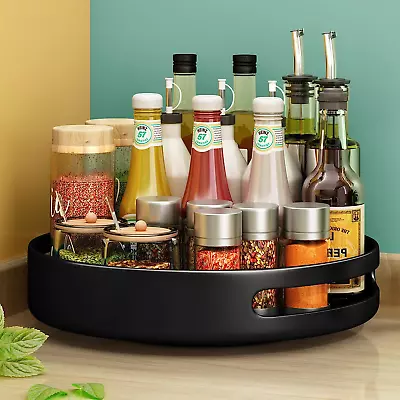 Lazy Susan Organizer Metal Steel Turntable 8.7 Inch Rotating Spice • $19.47