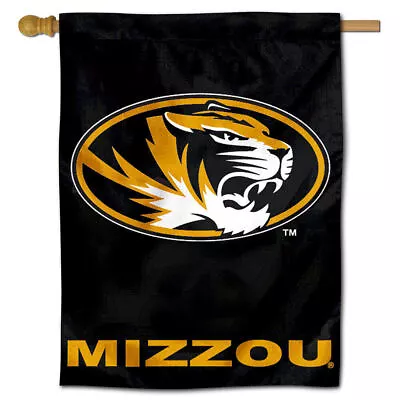 Missouri Tigers Mizzou University College House Flag • $22.95