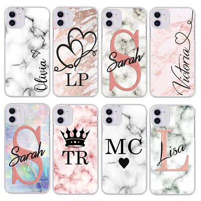 Case IPhone 14 13 12 11 8 7 6s Plus XR XS Max SE Pro Silicone Personalised Cover • £4.75