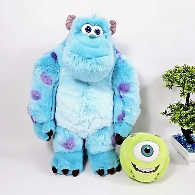 Disney Store Pixar Monsters Inc Sulley Sully 15  Ty Mike Wazowski Stuffed Plush • $16.11