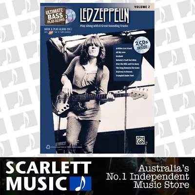 Ultimate Bass Playalong Led Zeppelin Vol 2 Book/CD • $52.42