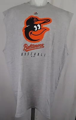 Baltimore Orioles MLB Majestic Men's Big & Tall Muscle Shirt • $22.99
