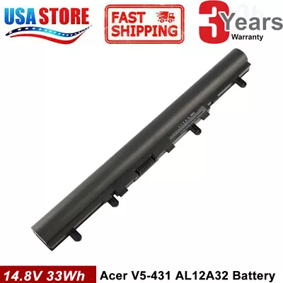 AL12A32 Battery For Acer Aspire V5 V5-131 E1 Series ES1-411-P2LF AL12A72 MS2360 • $15.99