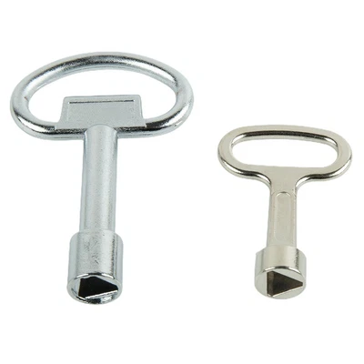 £3.08 • Buy Metalic Service Utility Meter Key Gas Electric Box Cupboard Cabinet Triangle New