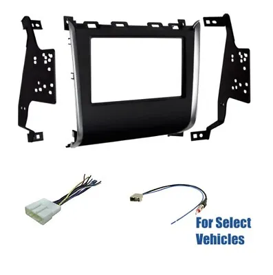 2 Din Car Stereo Radio Install Dash Kit Combo For 2013-2016 Nissan Pathfinder • $42.95