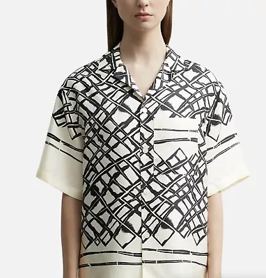 Rohe LABYRINTHS Silk Blouse Unisex Size S • $43