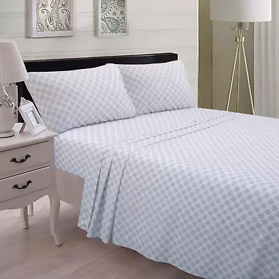 100% Cotton Sheets Queen Size Bed Set - Soft Crispy Cooling Percale Sheets Queen • £40.36