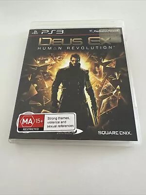 PS3 Deus Ex Human Revolution Playstation 3 Game With Manual VGC Region 2 • $14.95