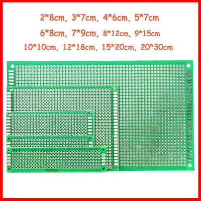 Double Sided Prototyping Circuit Board Breadboard PCB Printed Prototype • $2.25
