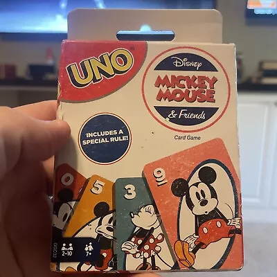 MICKEY MOUSE UNO Open Box • $12