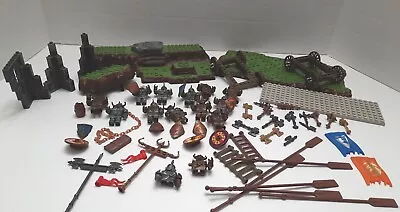 Mega Bloks Mixed Lot DRAGONS Krystal Wars Terrain Figures Weapons Blocks Parts • $12