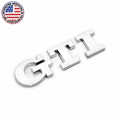 For 91-14 GTI Liftgate Adhesive Nameplate Badge Logo Emblem Decoration Sport • $19.99