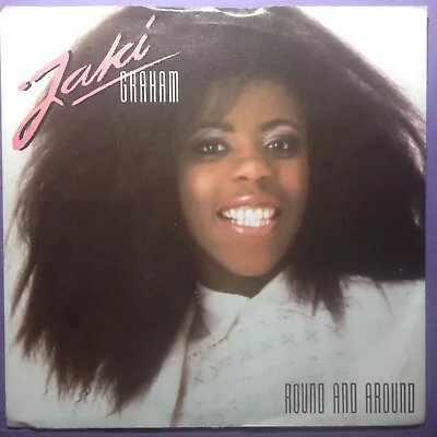 Jaki Graham - Round And Around (7  Single) Picture Sleeve JAKI 4 • £2.59