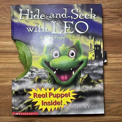 Hide-and-Seek With LEO Latex Hand Puppet Book By Tim Weare 1st ED Rare • $72.99