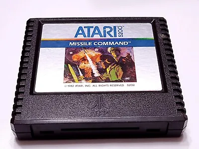 MISSILE COMMAND Atari 5200 Game Cartridge Arcade Fun Tested Working Missle • $10.95