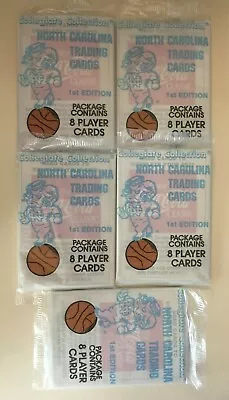 5 Sealed Packs 1989 North Carolina Michael Jordan 1st Edition College Rookies  • $20