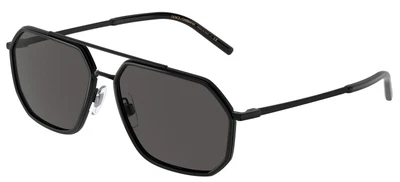 $337.70 • Buy Dolce & Gabbana DG 2285 Matte Black/Dark Grey 60/15/145 Men Sunglasses