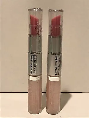 2 MARY-KATE AND ASHLEY Lip Duo - Balm N Gloss -  BABY PINK • $9.99