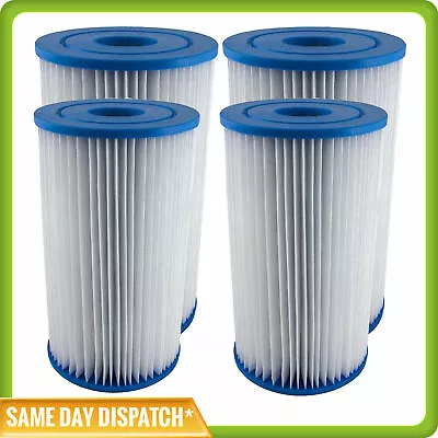 4 X INTEX TYPE A / KRYSTAL CLEAR POOL CARTRIDGE FILTER ELEMENT • $49