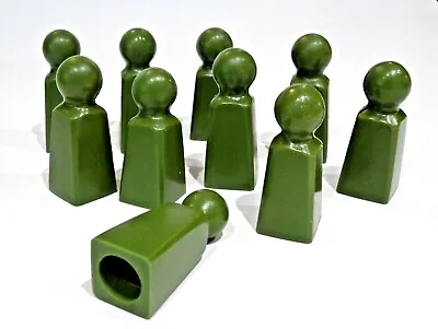 Garden Cane Toppers Garden Accessories X 10 Green Colour   Universal Fitting   • £10