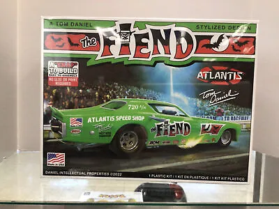 Atlantis Tom Daniel  The Fiend  Funny Car 1:32 SC Snap Together Model Kit M8278 • $19.99