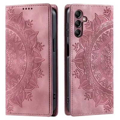 For Samsung S24 S23 FE S22 S21 S20 Ultra Plus S10 Case Leather Wallet Flip Cover • $14.59