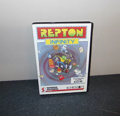 Acorn Electron Bbc Micro Repton Infinity Cassette Computer Game 1988 Acronsoft • £29.99