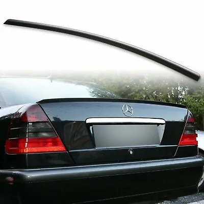 Fyralip Trunk Lip Spoiler Unpainted For 93-00 Mercedes-Benz C-Class W202 Black • $61.56