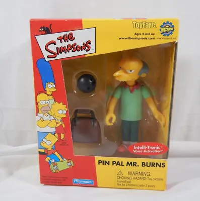 The Simpsons Pin Pal Mr. Burns Toyfare Playmates 2001 • $16