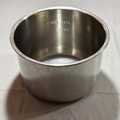 Instant Pot IP-DUO60 V2 Or V3 6 Quart Pressure Cooker Metal Bowl Replacement  • $15.87