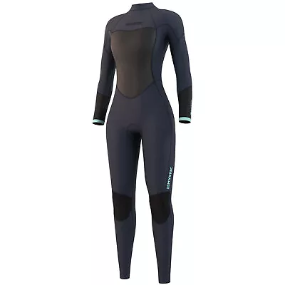 2023 Mystic Womens Brand 3/2mm Back-Zip Flatlock Wetsuit - Night Blue 210319 • $136.62