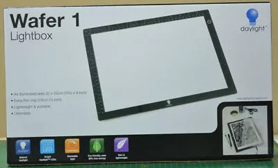 DAYLIGHT Wafer 1 A4 Lightbox 32x23cm Extra Thin 0.8cm Dimmable Lightweight • $119