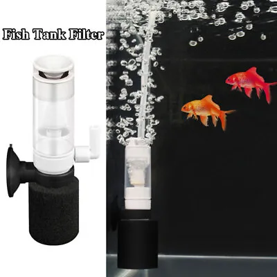 3 In 1 Mini Fish Tank Air Pump Bubbler Ultra-quiet Water Filter Vacuum Cleaner • $5.09