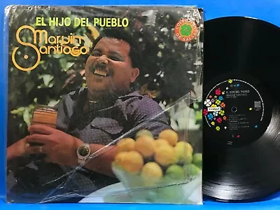 MARVIN SANTIAGO  El Hijo Del Pueblo  LP SALSA TREBOL 1984 • $14.56