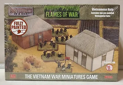 Flames Of War: Vietnam- Vietnamese Huts Terrain -BB169-Battlefield In A Box NEW • $30