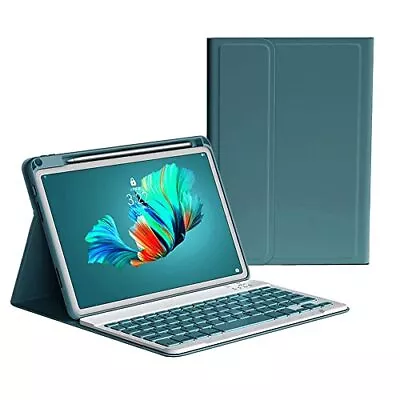 Keyboard Case For IPad Mini 6th Gen Detachable With Pencil Charging Holder Teal • $62.80