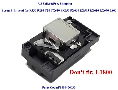 Epson Printhead For L800 L801 L805 R330 R290 R280 T50 TX650 PX650 RX610 RX690 US • $99.99