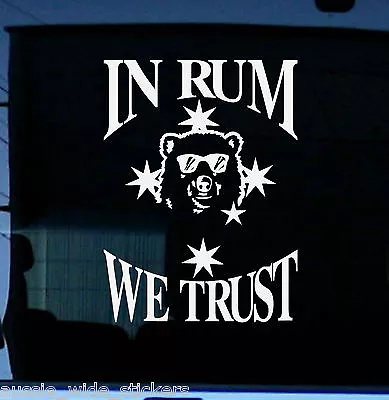 Big 270mm Funny Aussie BNS Car Stickers BUNDY RUM Bear 4x4 UTE Bullbar Or Window • $17.90