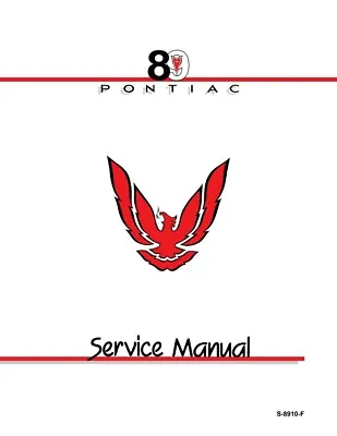 1989 Pontiac Firebird Service Manual • $105.01