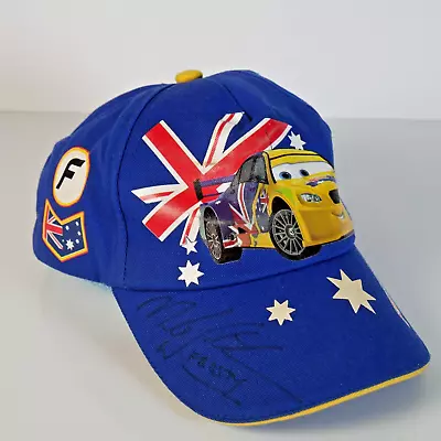 Mark  Frosty  Winterbottom Signed Pixar Cars Hat Frosty Formula Racer Australia • $39.90