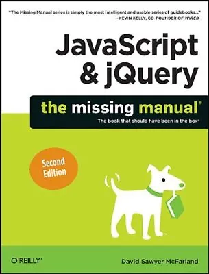 £3.49 • Buy JavaScript & JQuery: The Missing Manual By David Sawyer McFarland Book The Cheap