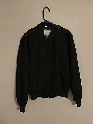 Vintage Neptune Garment Co 3M Thinsulate Black Military Bomber Jacket -Men's 40L • $44.99