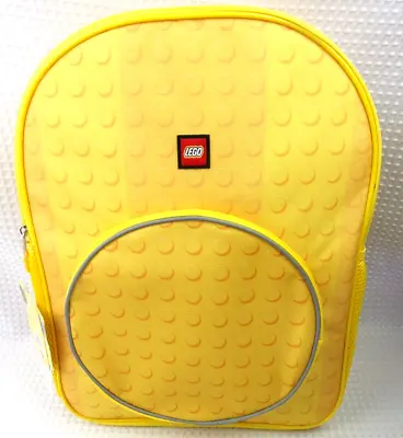 £29.12 • Buy LEGO Classic Brick Yellow 16  Kids Zippered Backpack Reflective Inserts NWT