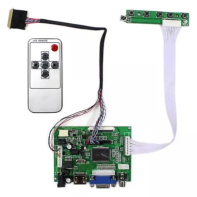 HDM I VGA 2AV LCD Controller Board For 10.1  B101AW03  LP101WSA 1024x600 LCD • $26.58