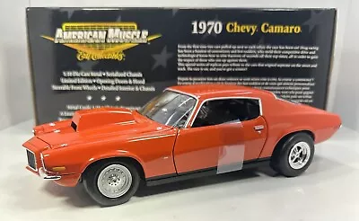 American Muscle 1/18 Scale 1970 Chevy Camaro Pro-Street Drag Version”Orange” • $179.99